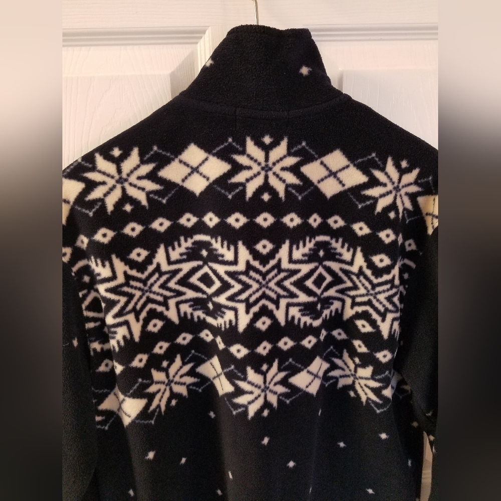 Lauren Ralph Lauren Men's Fleece Fairie Isle Pullover Top Navy Size Medium - Picture 7 of 10